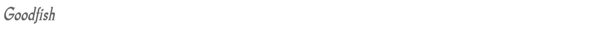 Goodfish goodfish bd it.ttf font preview